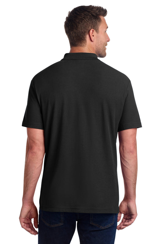 Port Authority C-FREE Cotton Blend Pique Polo K867 Black