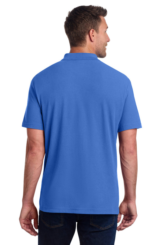 Port Authority C-FREE Cotton Blend Pique Polo K867 True Blue