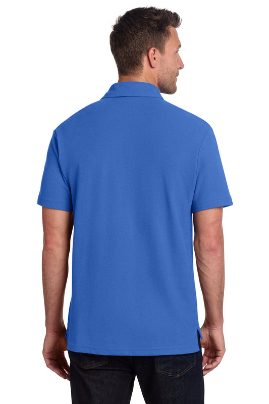 Port Authority C-FREE Cotton Blend Pique Pocket Polo K868 True Blue