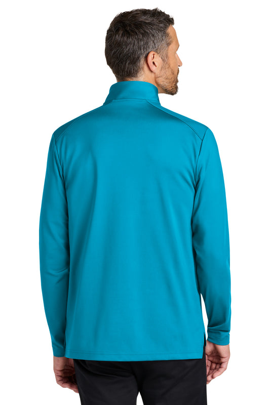 Port Authority C-FREE Double Knit 1/4-Zip K880 Parcel Blue