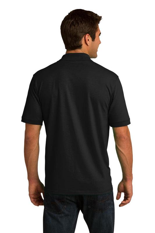 Port & Company Tall Core Blend Jersey Knit Polo. KP55T Jet Black Tall