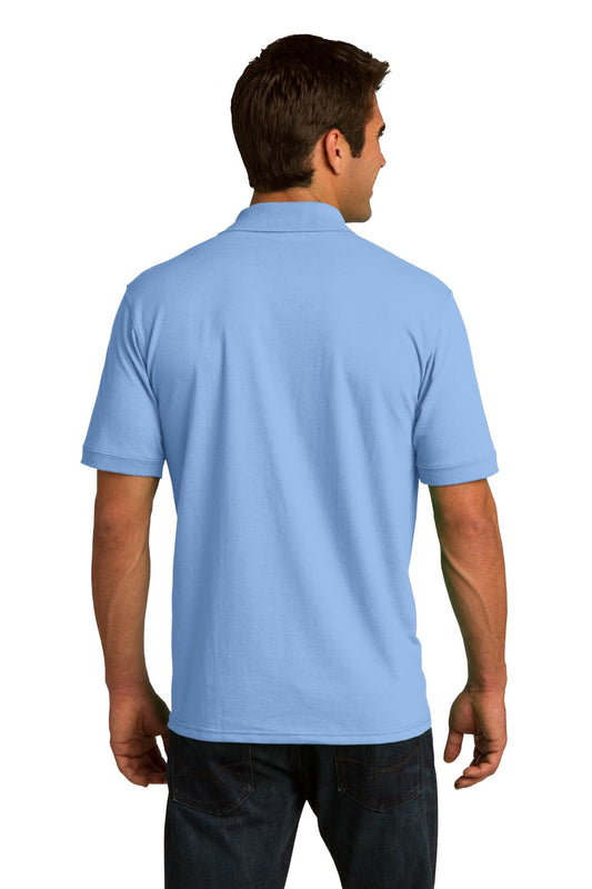 Port & Company Core Blend Jersey Knit Polo. KP55 Light Blue