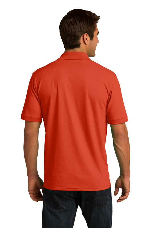 Port & Company Core Blend Jersey Knit Polo. KP55 Orange