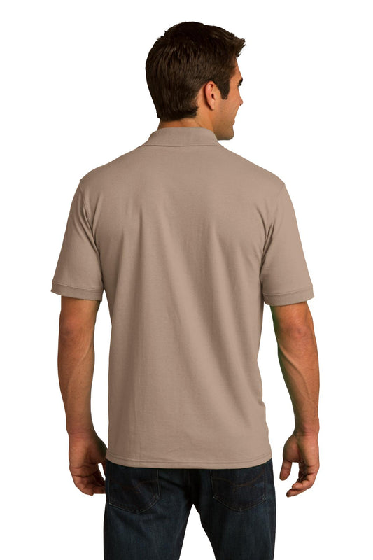 Port & Company Core Blend Jersey Knit Polo. KP55 Sand