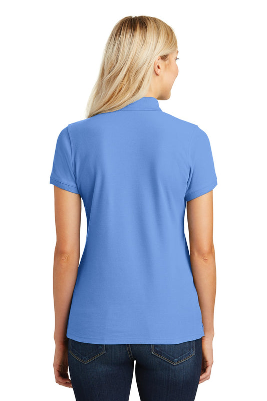 Port Authority Women's Core Classic Pique Polo. L100 Carolina Blue