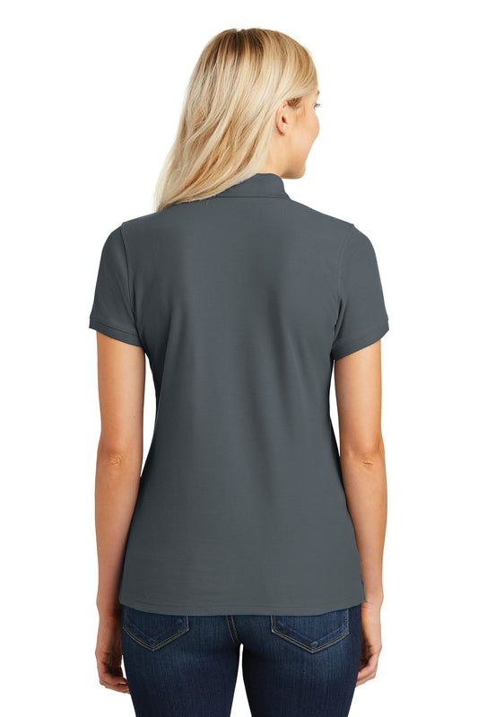 Port Authority Women's Core Classic Pique Polo. L100 Graphite