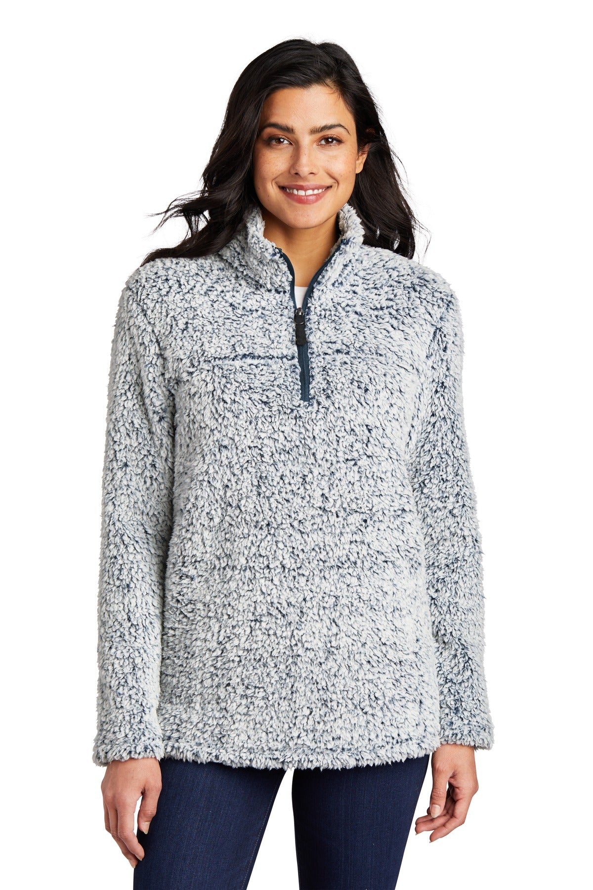 Port Authority Women's Cozy 1/4-Zip Fleece L130 Navy Heather