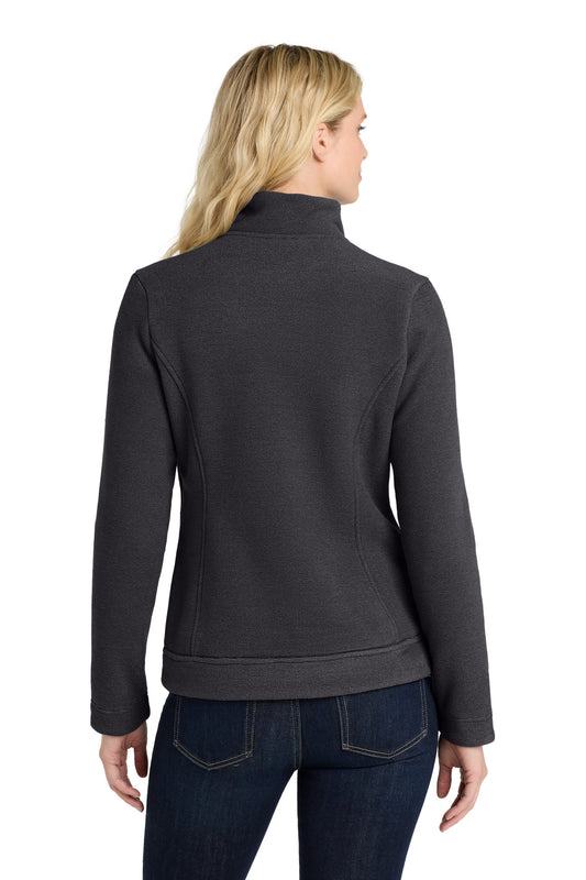 Port Authority Women's Ultra Warm Brushed Fleece Jacket. L211 Graphite/ Deep Black