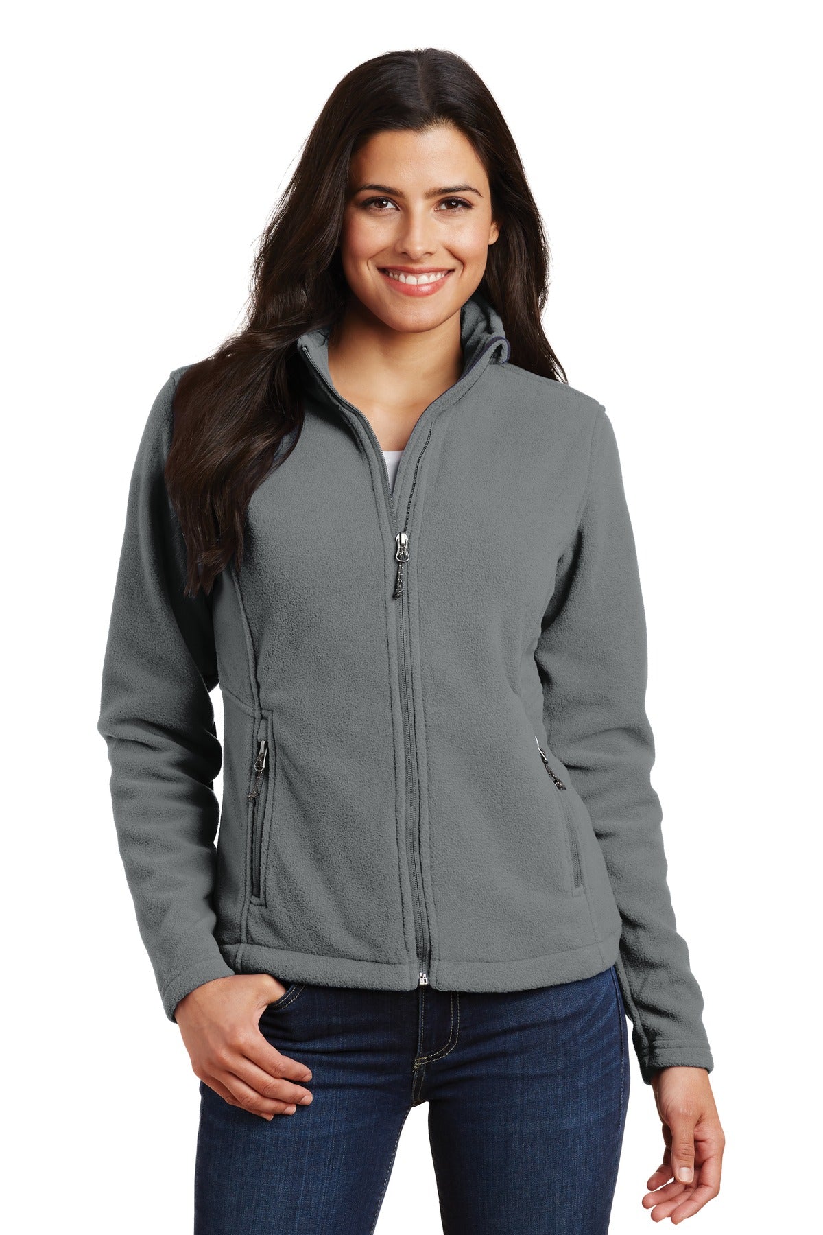 Port Authority Women's Value Fleece Jacket L217 Deep Smoke