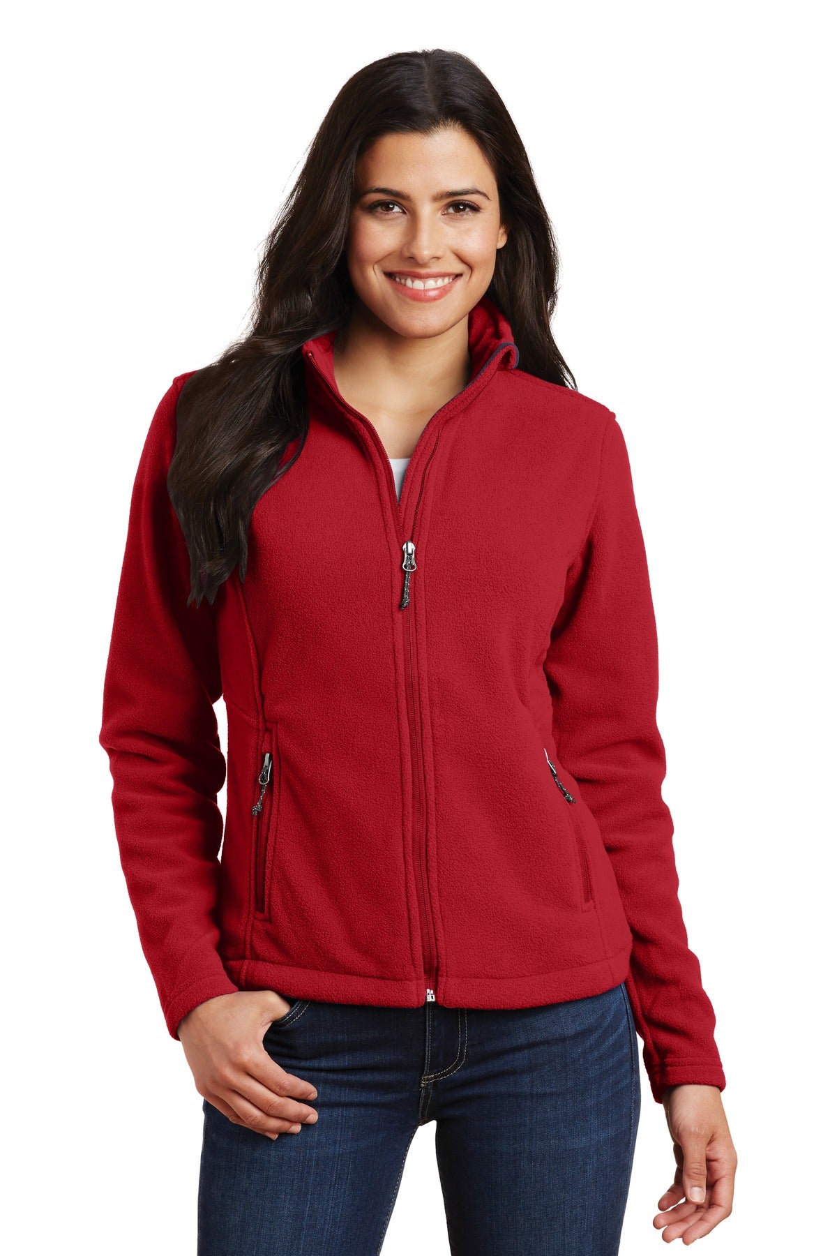 Port Authority Women's Value Fleece Jacket L217 True Red