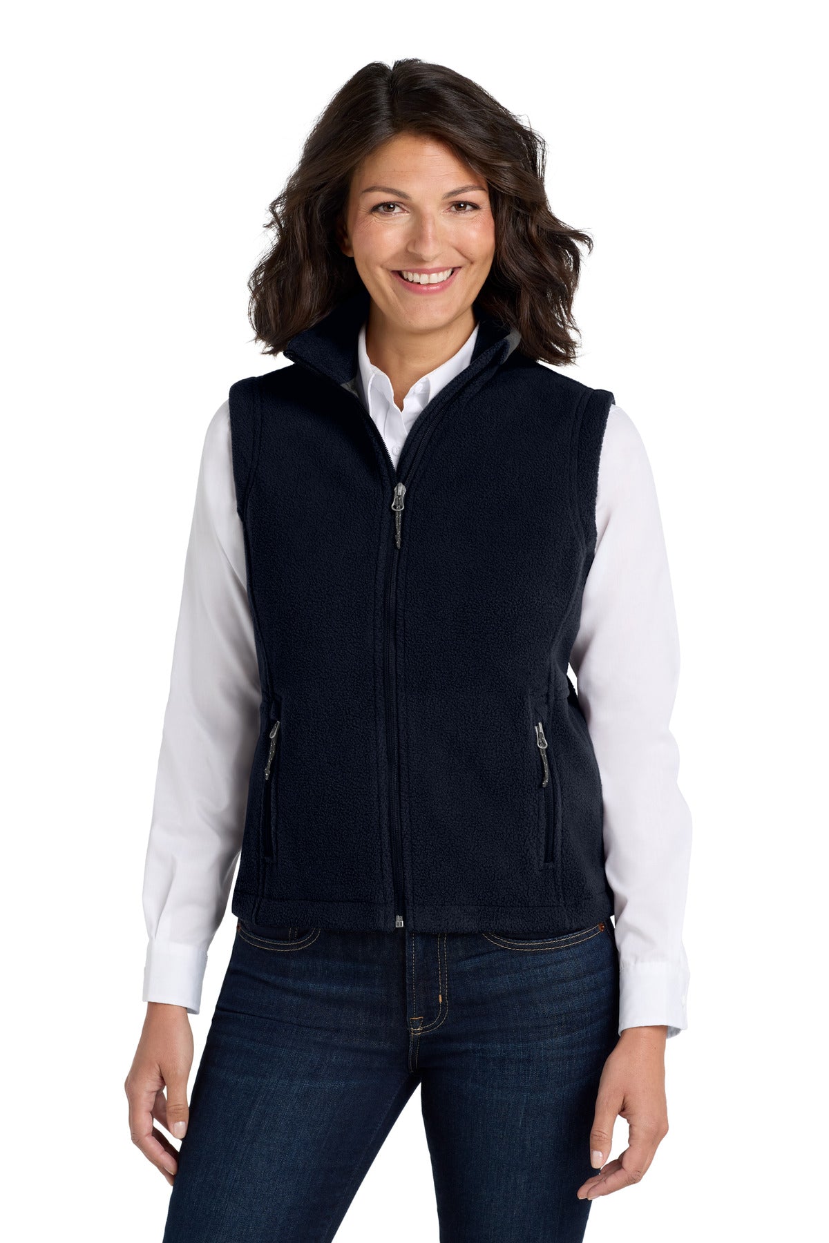 Port Authority Women's Value Fleece Vest L219 True Navy