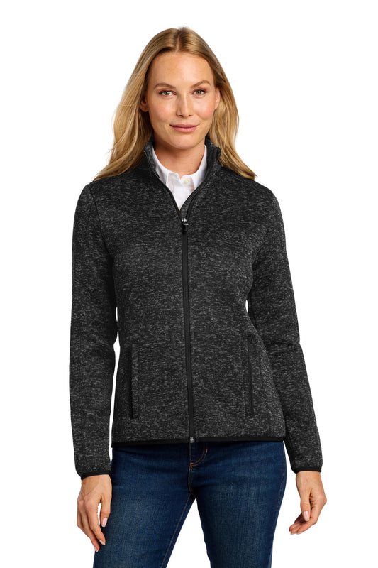 Port Authority Women's Sweater Fleece Jacket L232