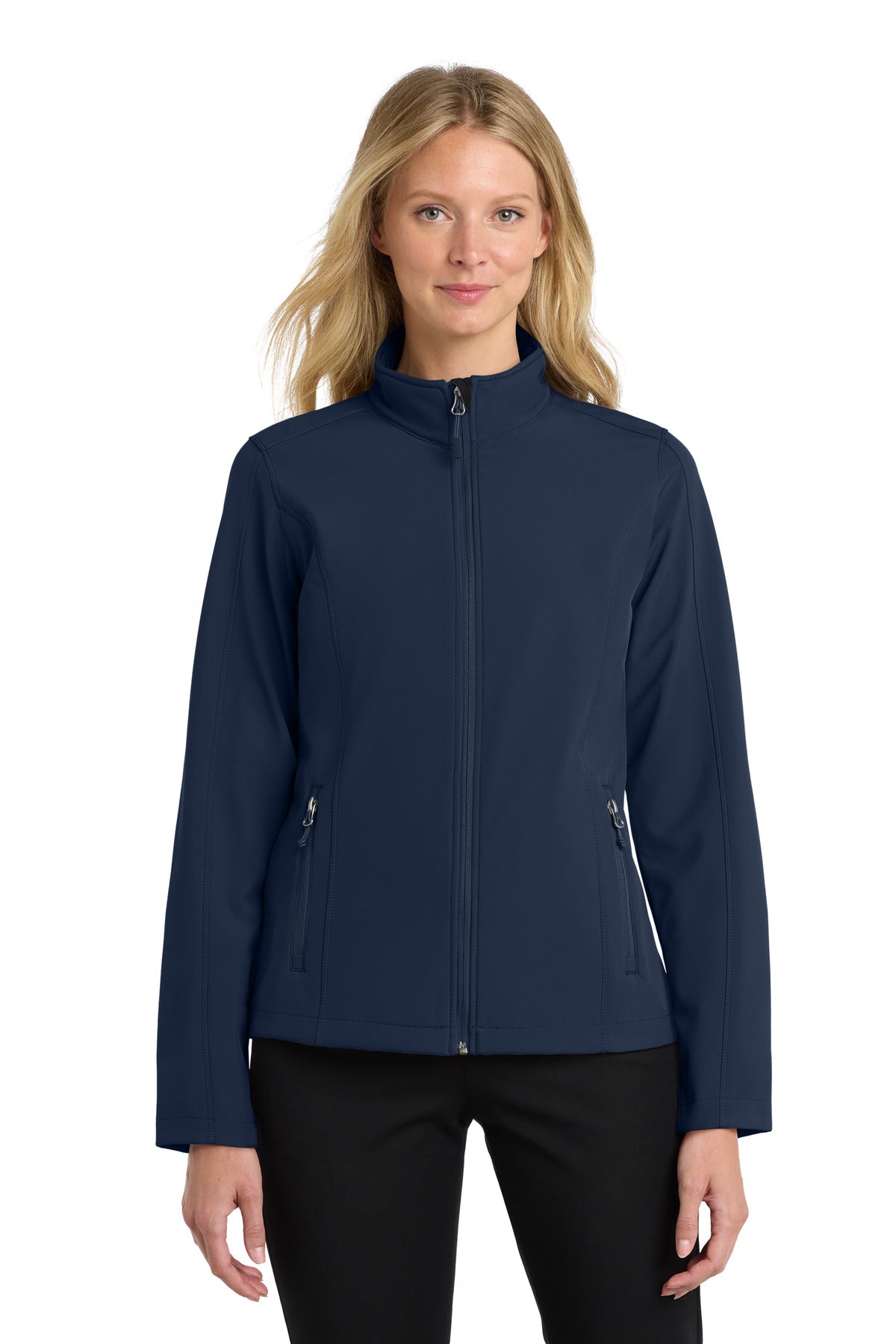Port Authority Women's Core Soft Shell Jacket L317 Dress Blue Navy
