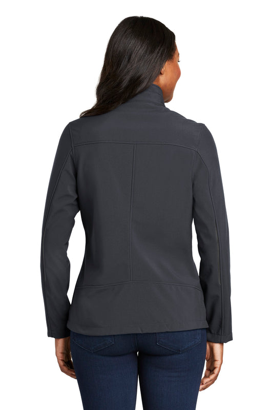 Port Authority Women's Welded Soft Shell Jacket. L324 Battleship Grey