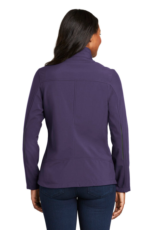 Port Authority Women's Welded Soft Shell Jacket. L324 Posh Purple