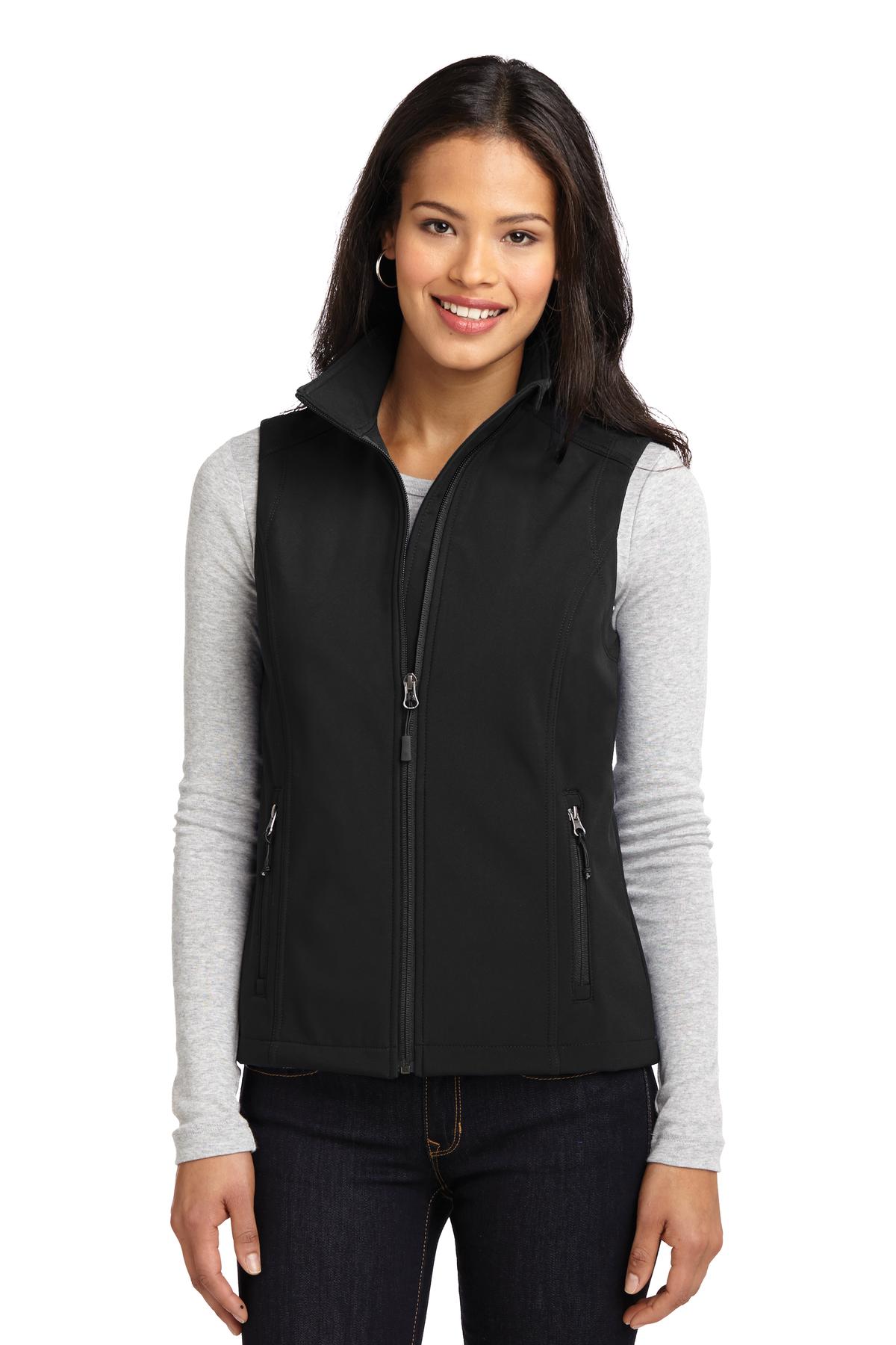 Port Authority Women's Core Soft Shell Vest L325 Black
