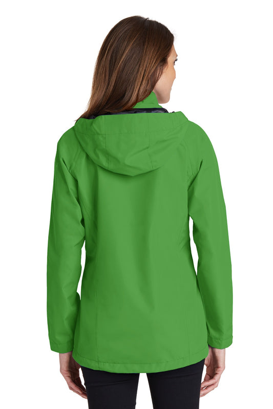Port Authority Women's Torrent Waterproof Jacket. L333 Vine Green