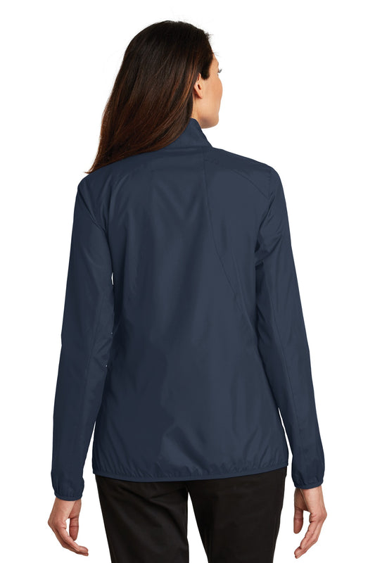 Port Authority Women's Zephyr Full-Zip Jacket. L344 Dress Blue Navy