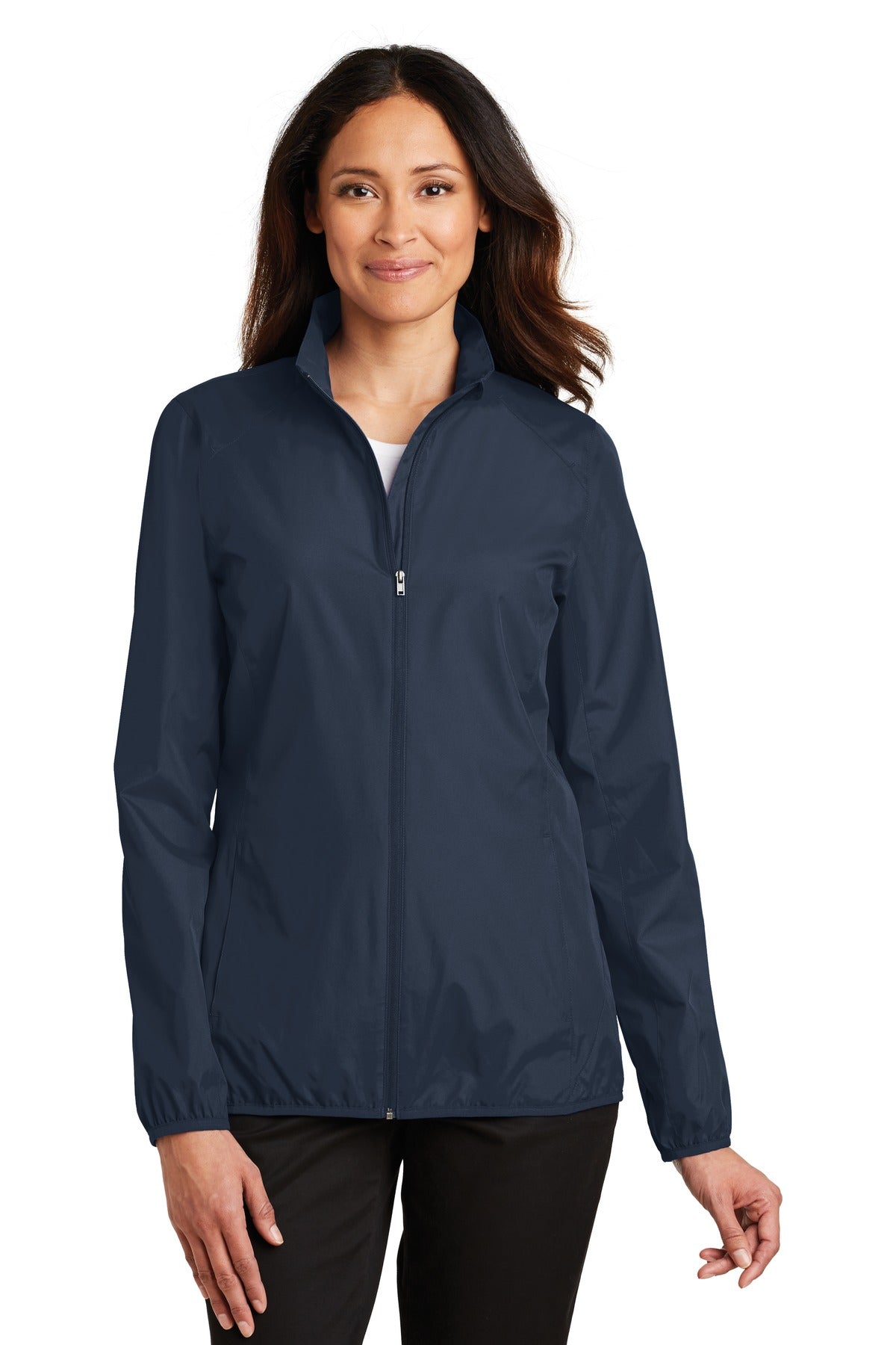 Port Authority Women's Zephyr Full-Zip Jacket L344 Dress Blue Navy