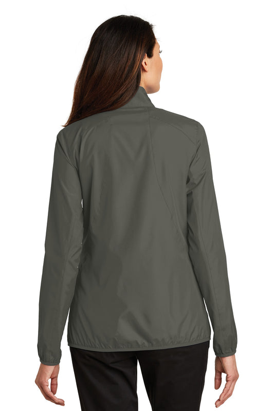 Port Authority Women's Zephyr Full-Zip Jacket. L344 Grey Steel