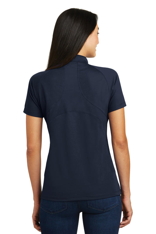 Sport-Tek Women's Dri-Mesh Pro Polo. L474 Navy