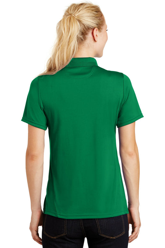 Sport-Tek Women's Dry Zone Raglan Accent Polo. L475 Kelly Green