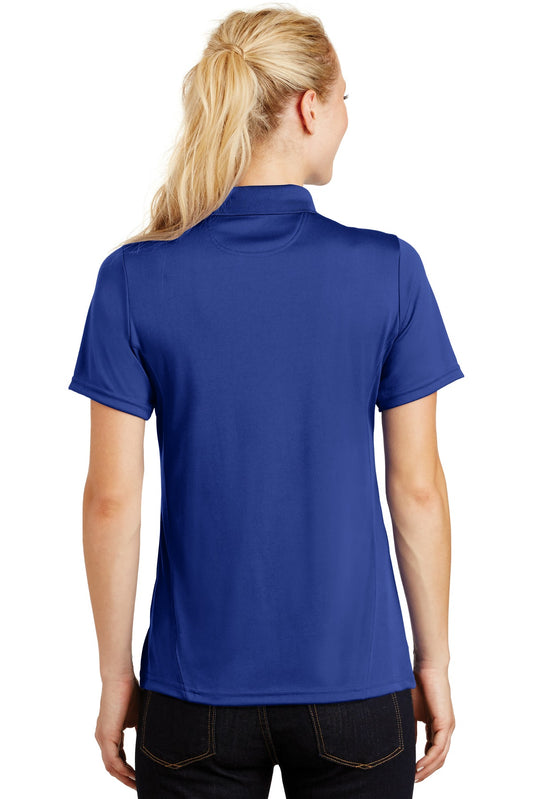 Sport-Tek Women's Dry Zone Raglan Accent Polo. L475 True Royal