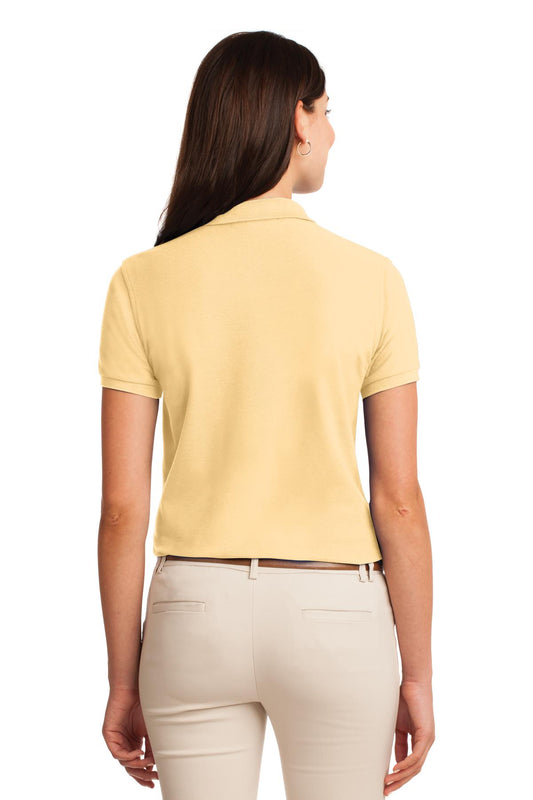 Port Authority Women's Silk Touch Polo. L500 Banana