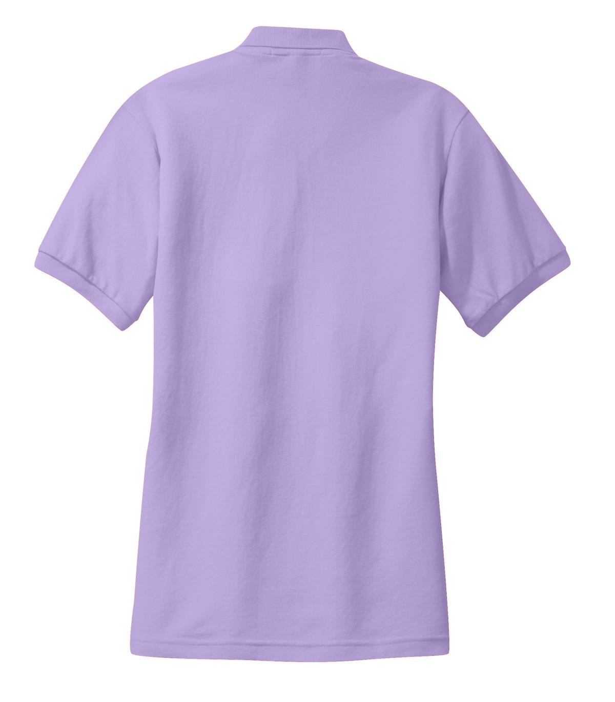 Port Authority Women's Silk Touch Polo. L500 Bright Lavender