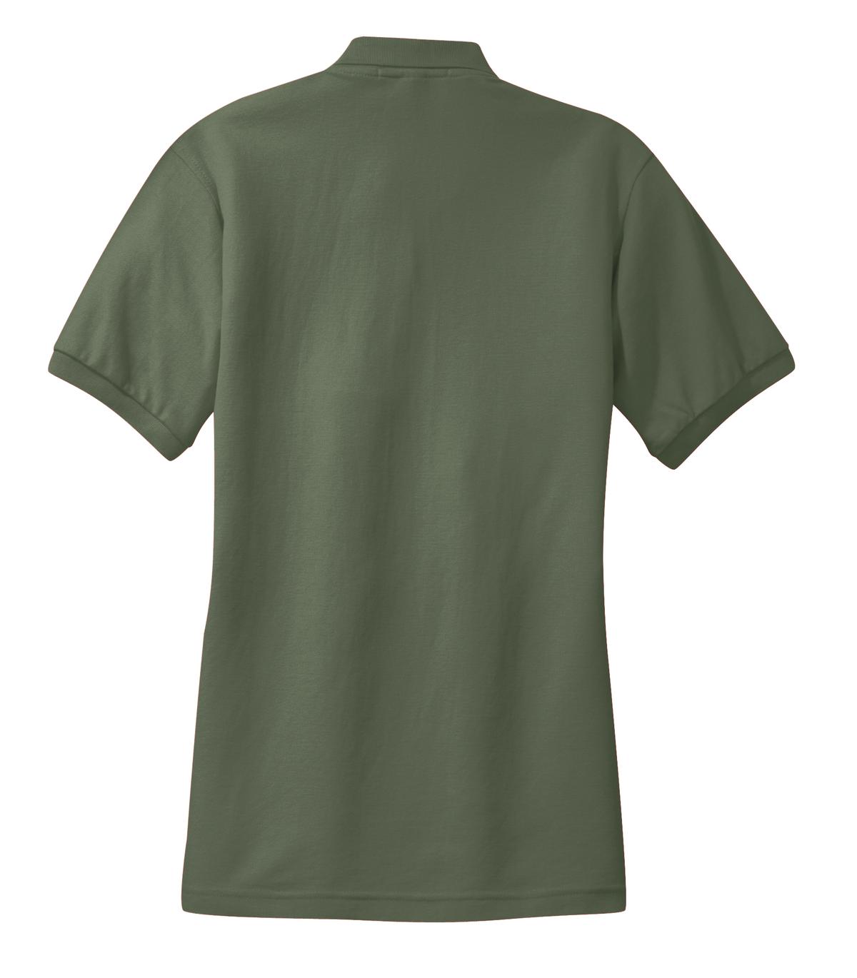 Port Authority Women's Silk Touch Polo. L500 Clover Green