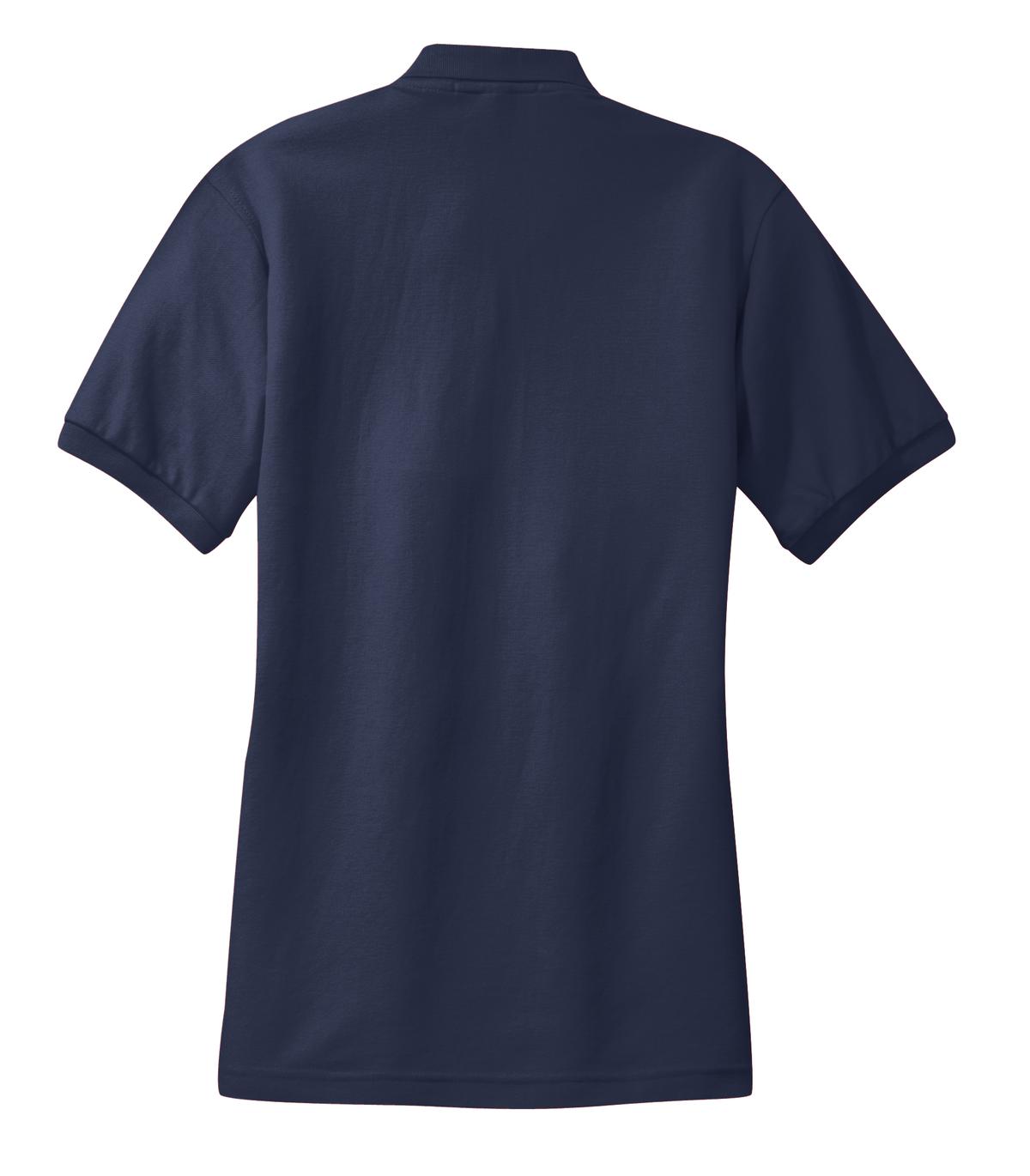 Port Authority Women's Silk Touch Polo. L500 Navy