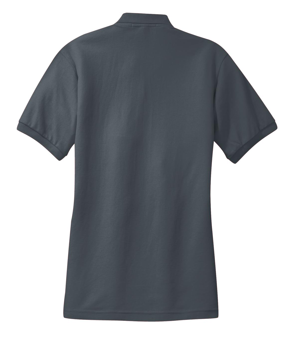 Port Authority Women's Silk Touch Polo. L500 Steel Grey