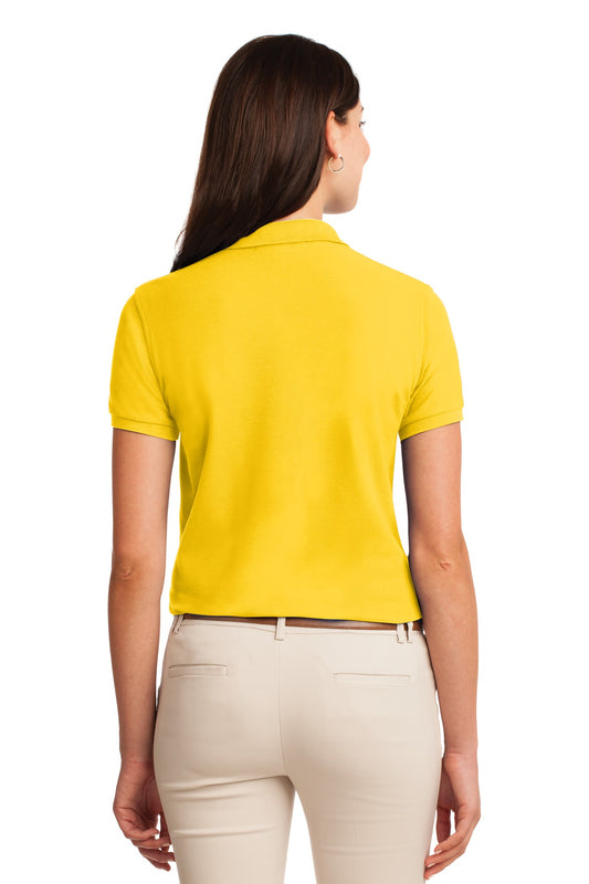 Port Authority Women's Silk Touch Polo. L500 Sunflower Yellow