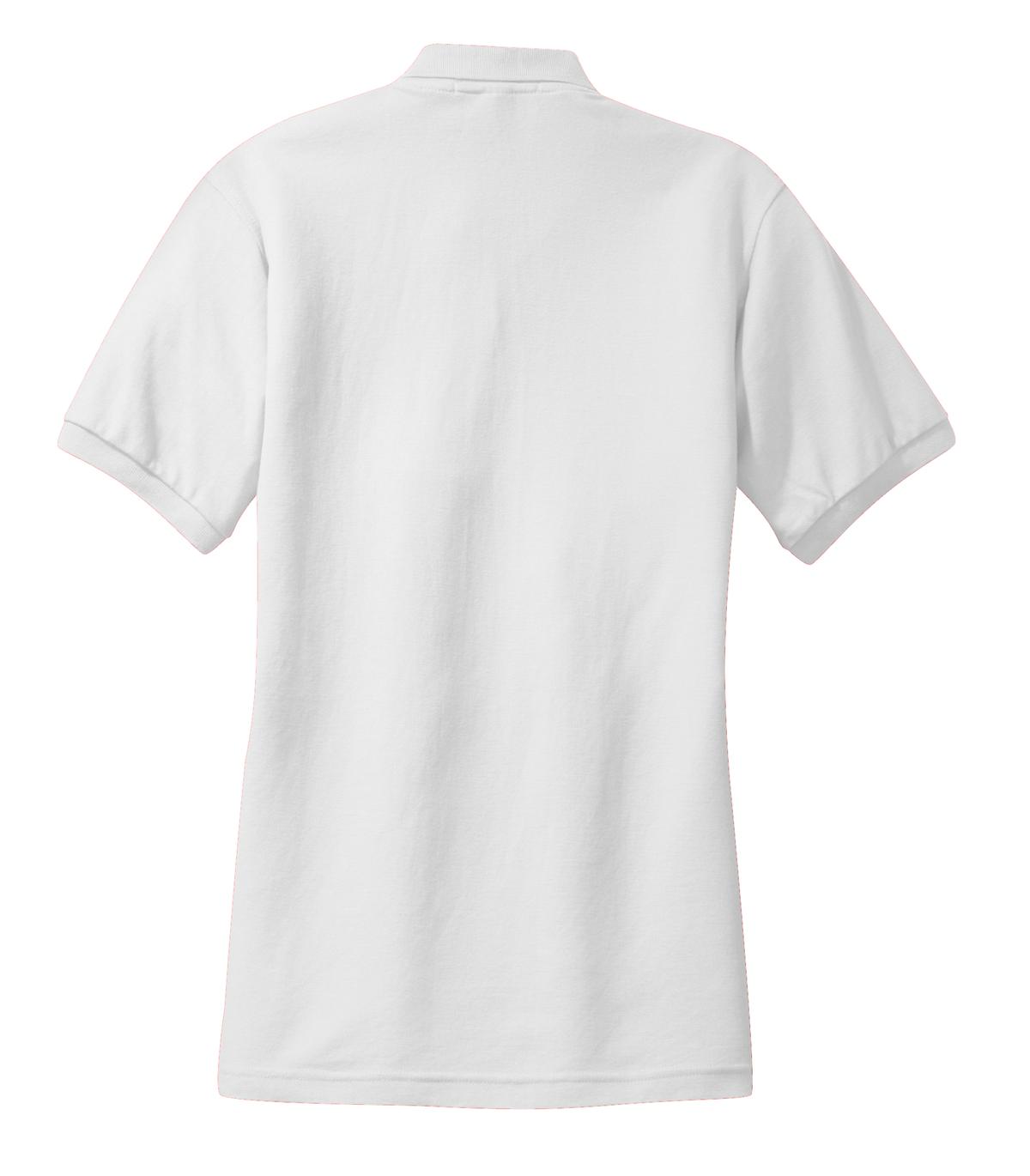 Port Authority Women's Silk Touch Polo. L500 White