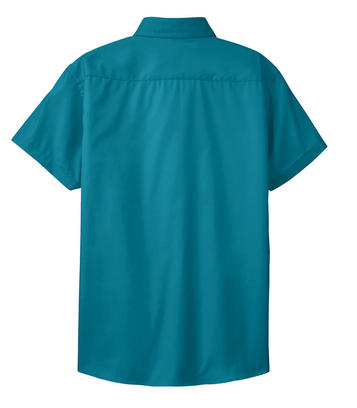 Port Authority Women's Short Sleeve Easy Care Shirt. L508 Teal Green
