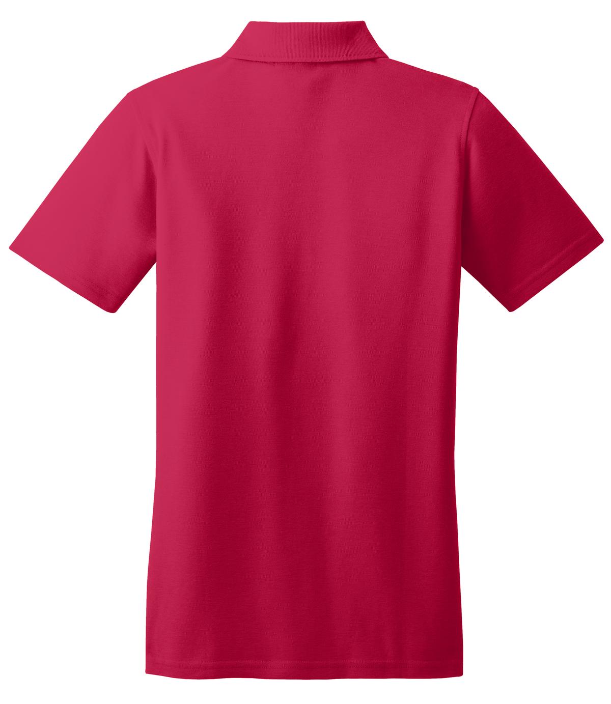 Port Authority Women's Stain-Resistant Polo. L510 Red