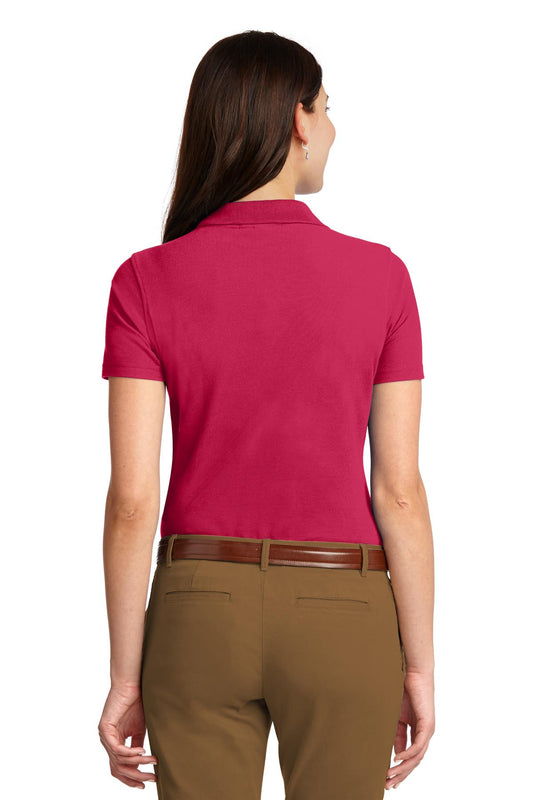 Port Authority Women's Stain-Resistant Polo. L510 Red