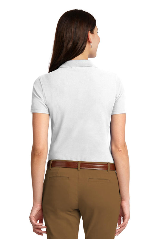 Port Authority Women's Stain-Resistant Polo. L510 White