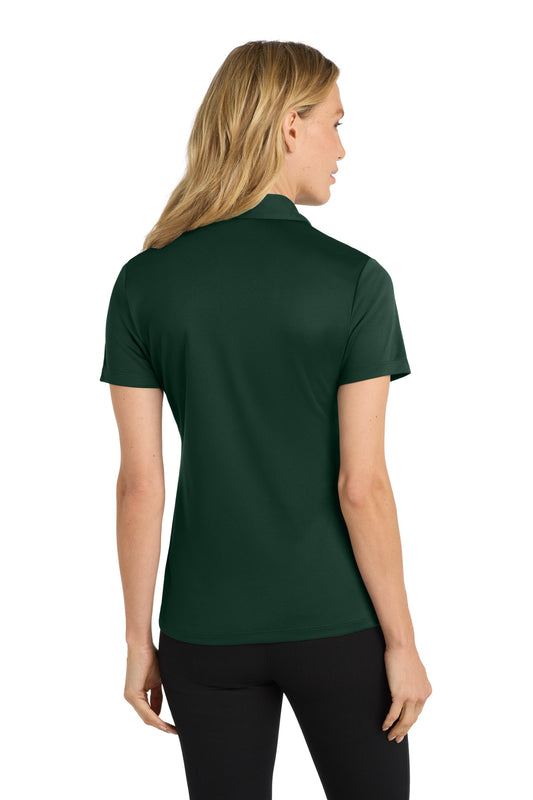 Port Authority Women's Silk Touch Performance Polo. L540 Dark Green