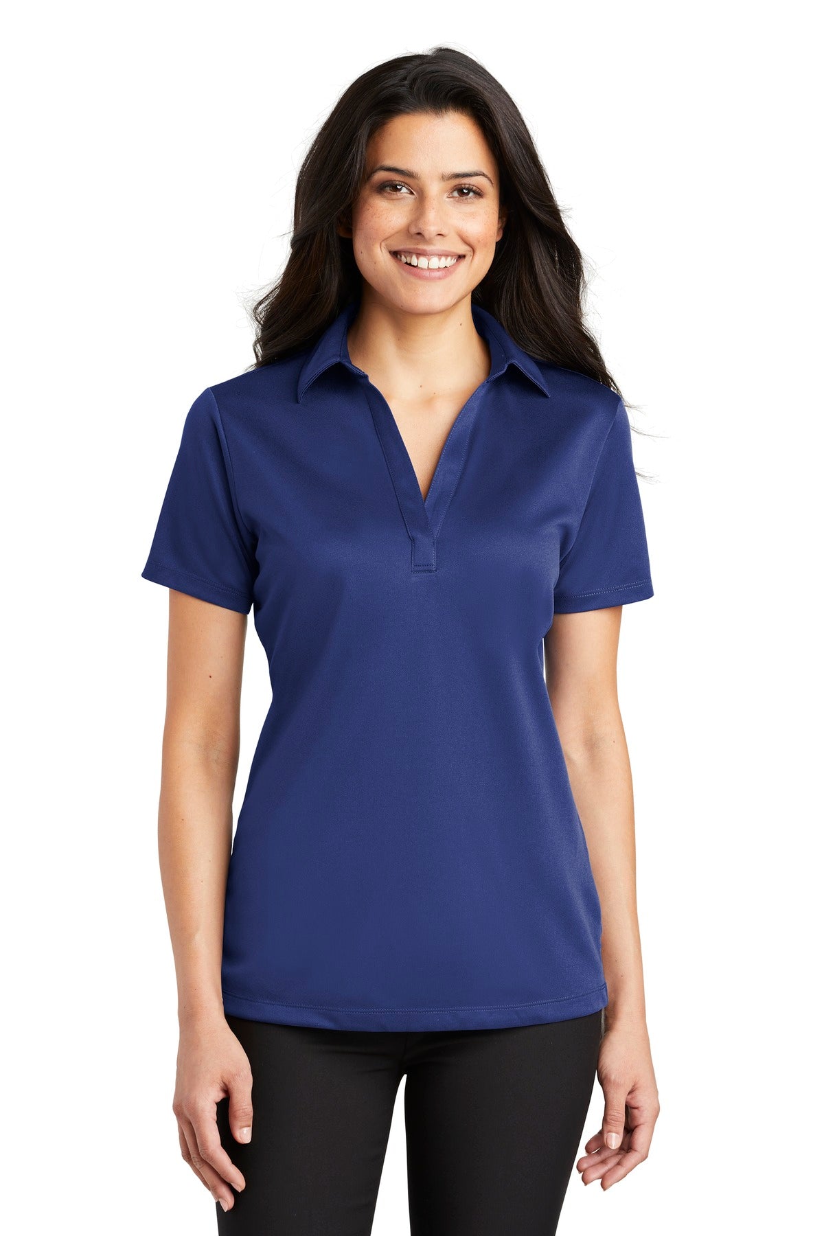 Port Authority Women's Silk Touch Performance Polo L540 Royal