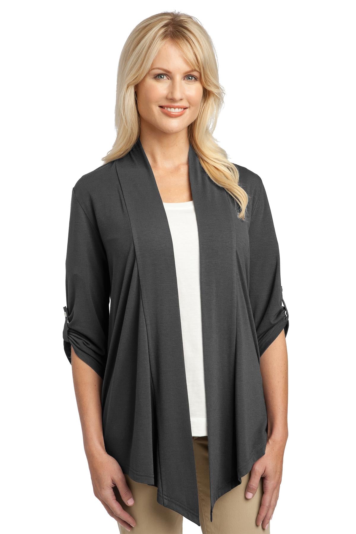 Port Authority Women's Concept Shrug L543 Grey Smoke