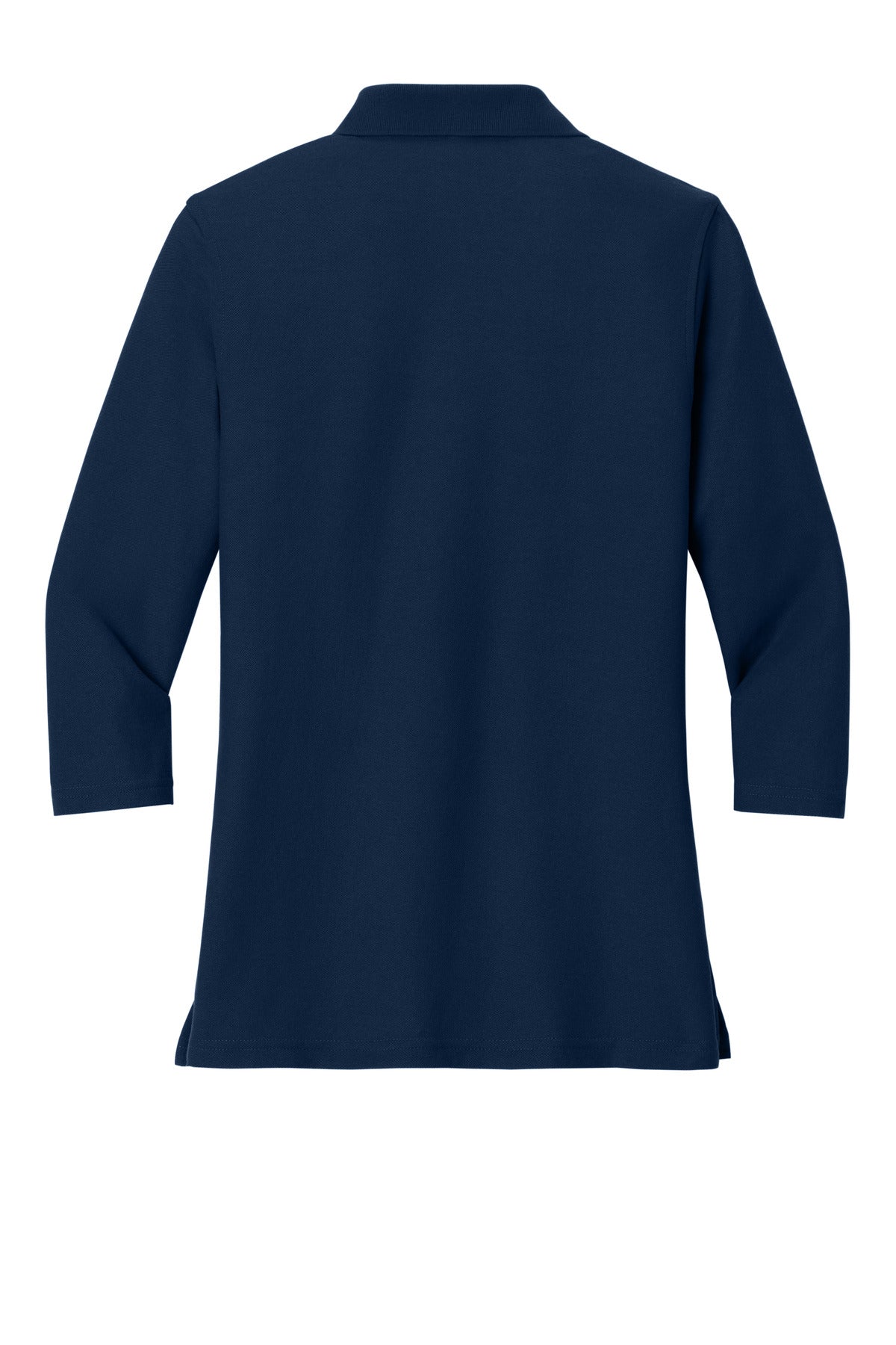 Port Authority Women's Silk Touch 3/4-Sleeve Polo. L562 Navy