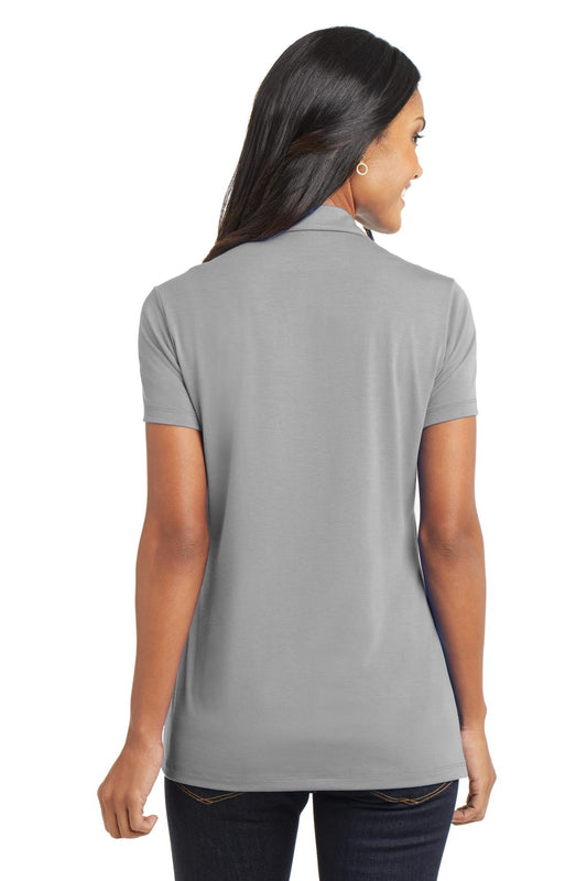 Port Authority Women's Cotton Touch Performance Polo. L568 Frost Grey