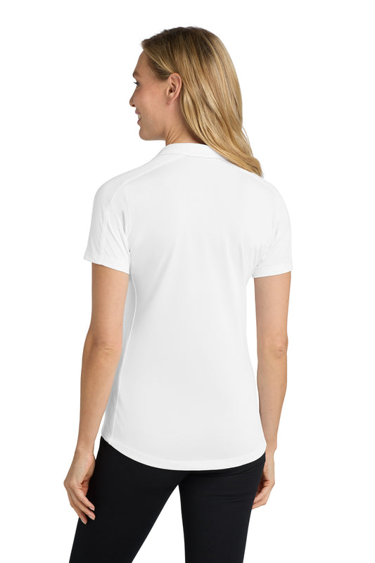 Port Authority Women's Diamond Jacquard Polo. L569 White