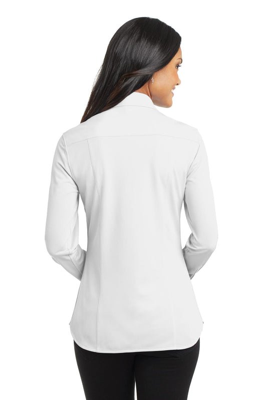 Port Authority Women's Dimension Knit Dress Shirt. L570 White