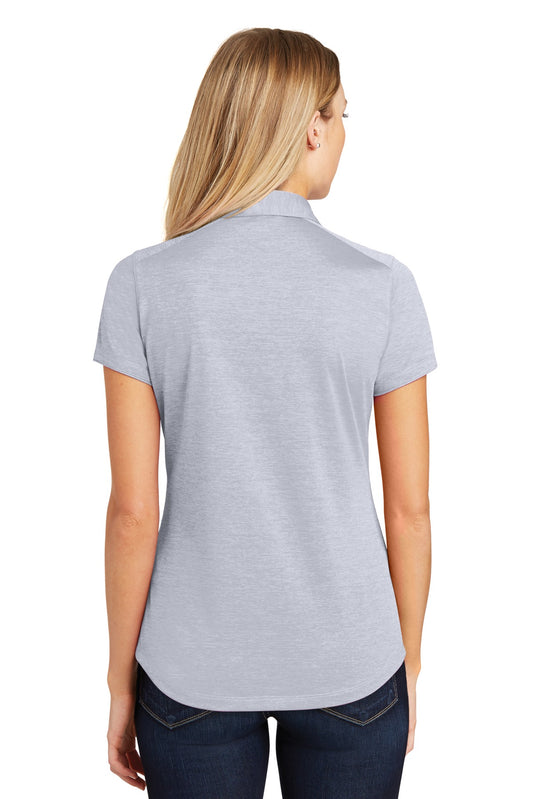 Port Authority Women's Digi Heather Performance Polo. L574 Light Grey