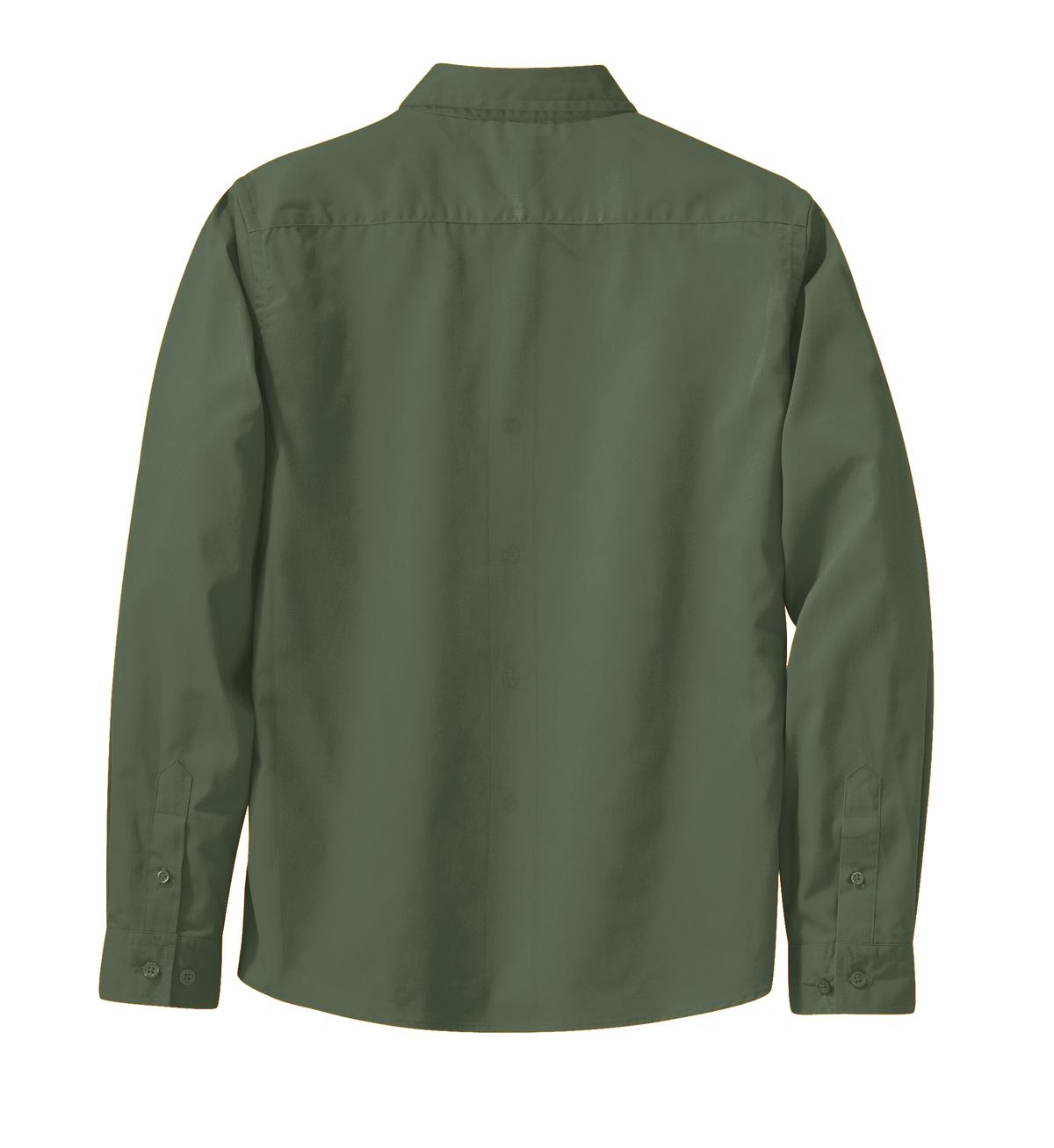 Port Authority Women's Long Sleeve Easy Care Shirt. L608 Clover Green