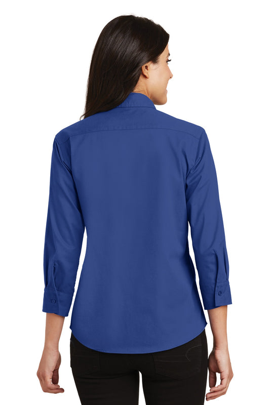Port Authority Women's 3/4-Sleeve Easy Care Shirt. L612 Royal