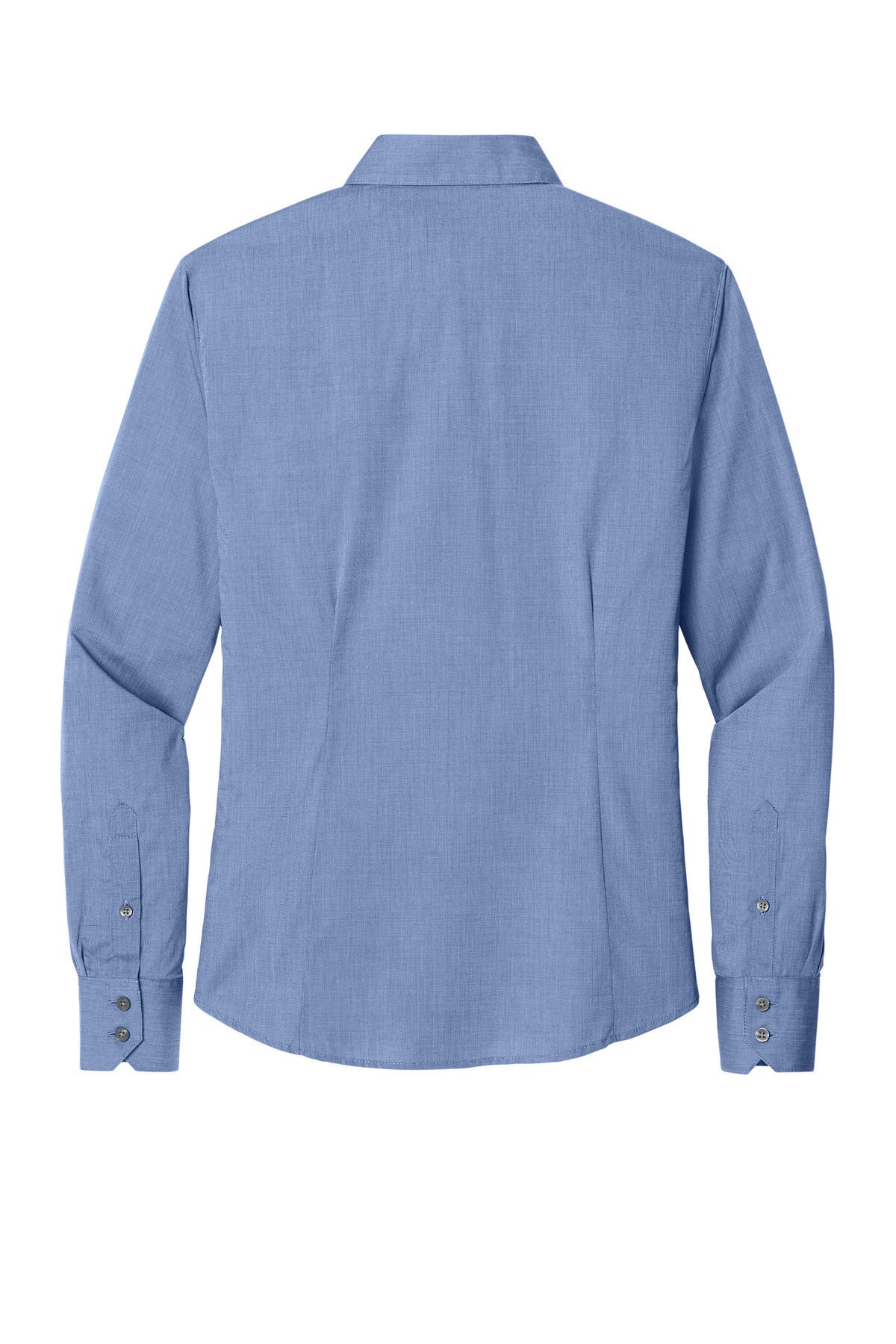 Port Authority Women's Crosshatch Easy Care Shirt. L640 Chambray Blue