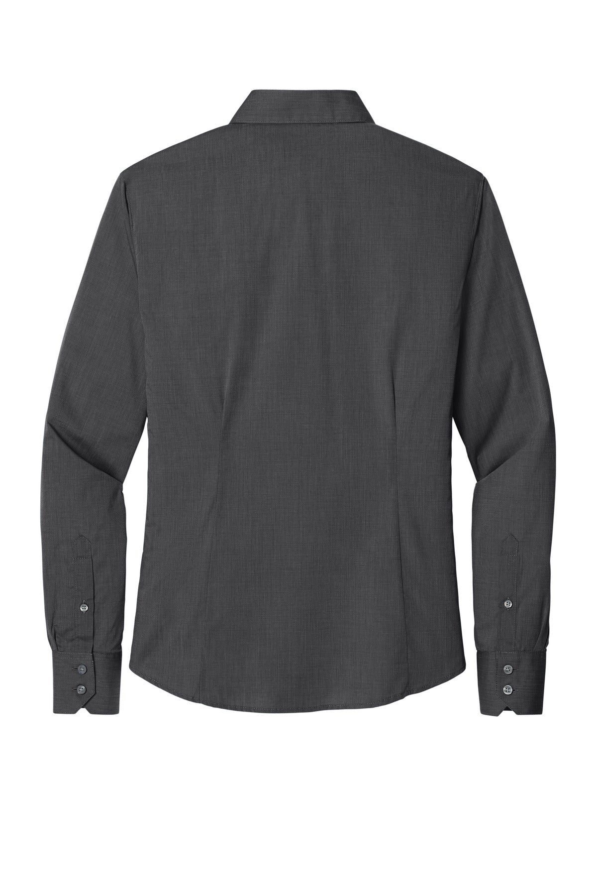 Port Authority Women's Crosshatch Easy Care Shirt. L640 Soft Black